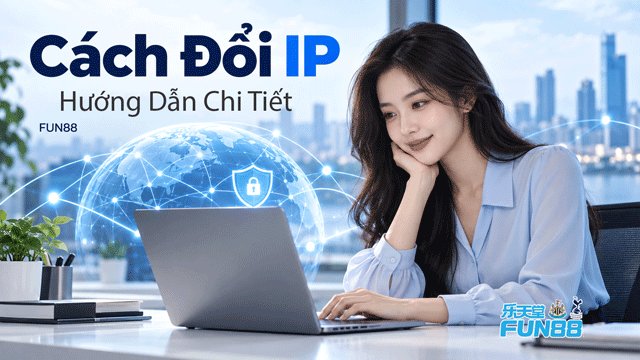 Cách Đổi IP Khi Không Vào Được Fun88 - Hiểu Đúng, Làm Đơn Giản 1 Hướng dẫn cách đổi IP chi tiết